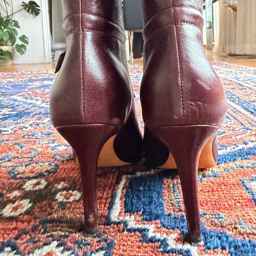 Maryam Nassir Oxblood Boots - Picture 3 of 4